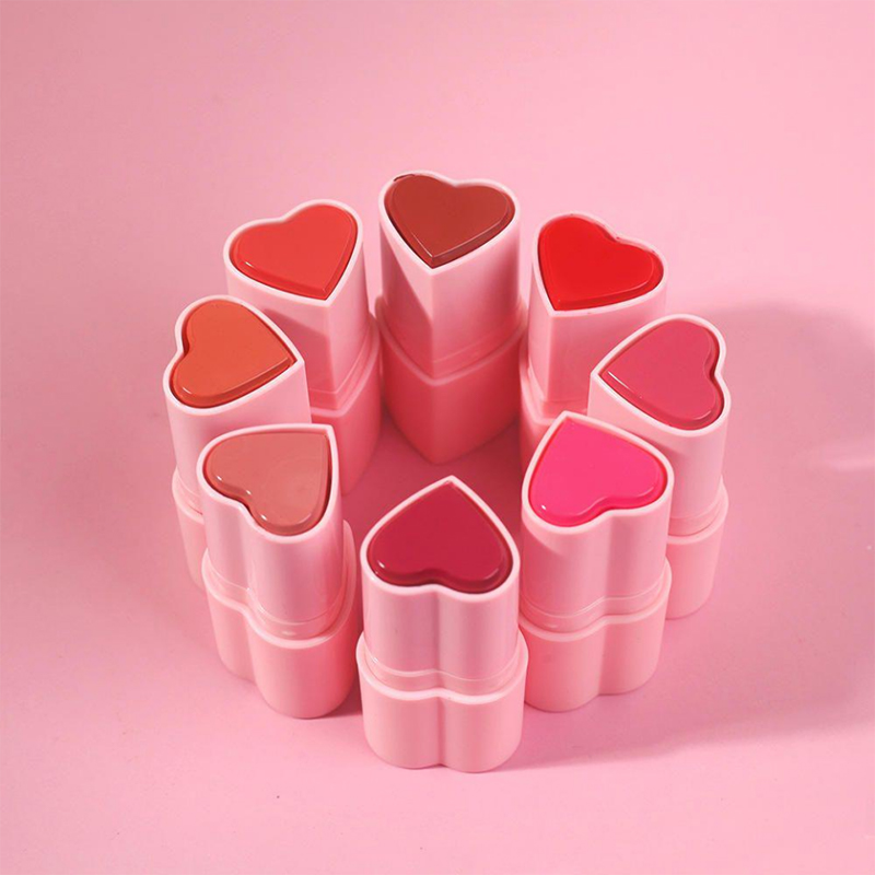 Maquillage et outils de beauté Blush pour le visage Blush de haute qualité avec logo Blush Stick Heart Shape Blush