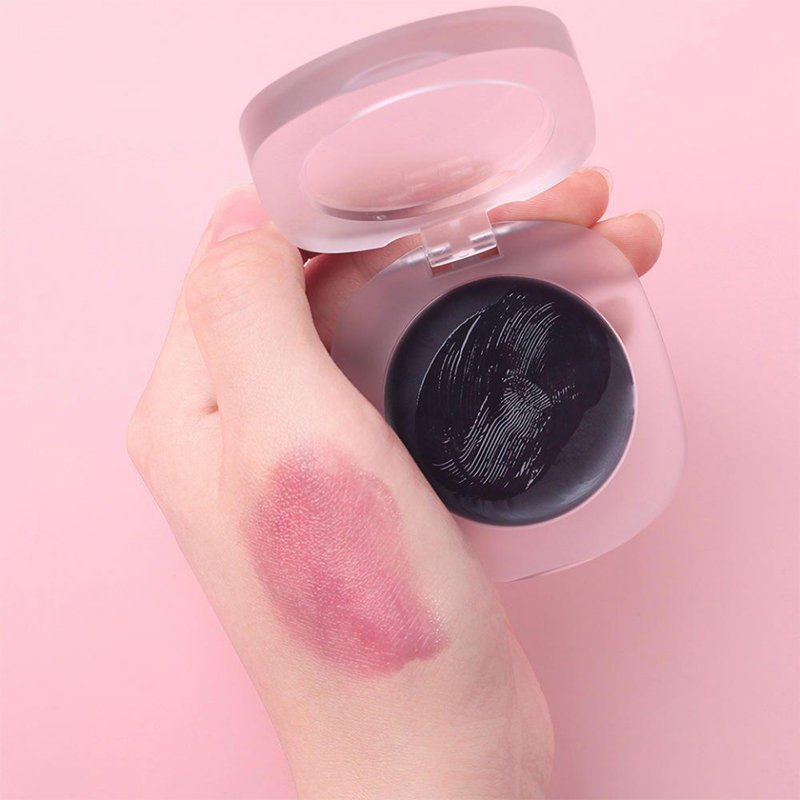 Votre logo change de couleur Blush noir à rose baume à lèvres et joues teinte hydratant longue durée éclat naturel pour tous les tons de peau