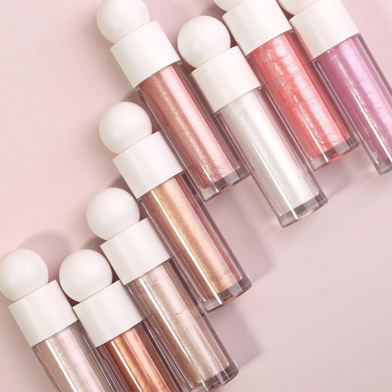 Marque privée fée miroitant liquide mettre en évidence le corps et le visage imperméable à l