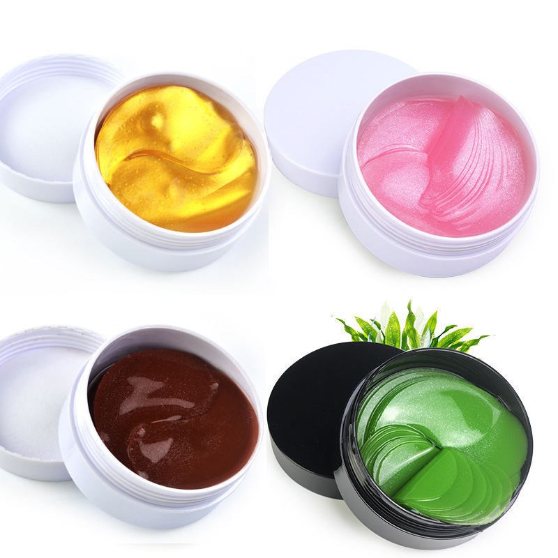 Patchs sous les yeux en or 24 carats, masque Anti-âge au collagène et à l