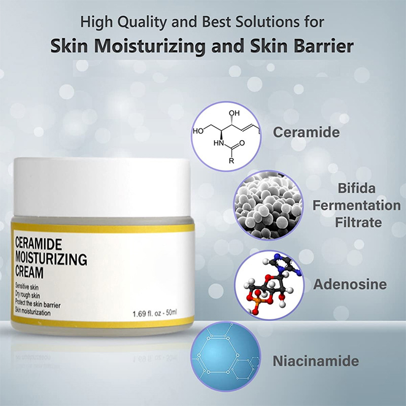 La crème céramide hydrate et hydrate, améliore l