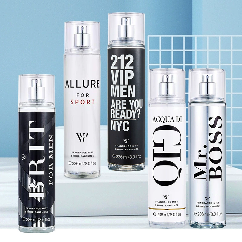 Brume corporelle 236 ml, parfum Floral fruité Original pour le corps, Spray durable, parfum pour hommes