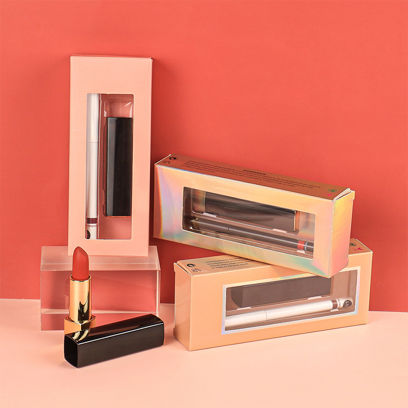 Rouge à lèvres végétalien sans Logo, ensemble d