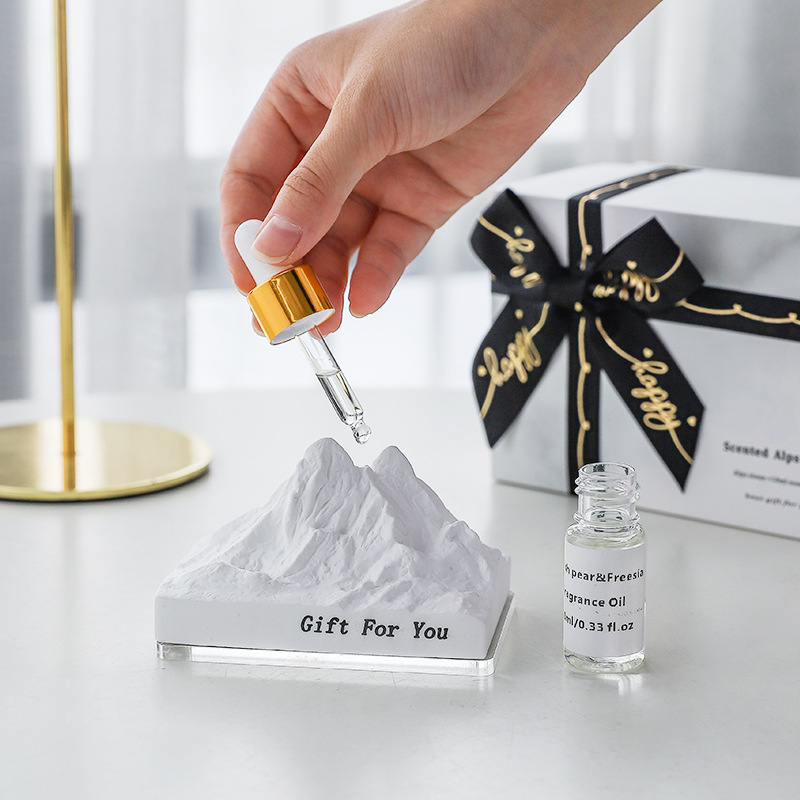 Diffuseur de climatiseur en gypse solide, pendentif en pierre, aromathérapie écologique, décoration intérieure de voiture, sortie d