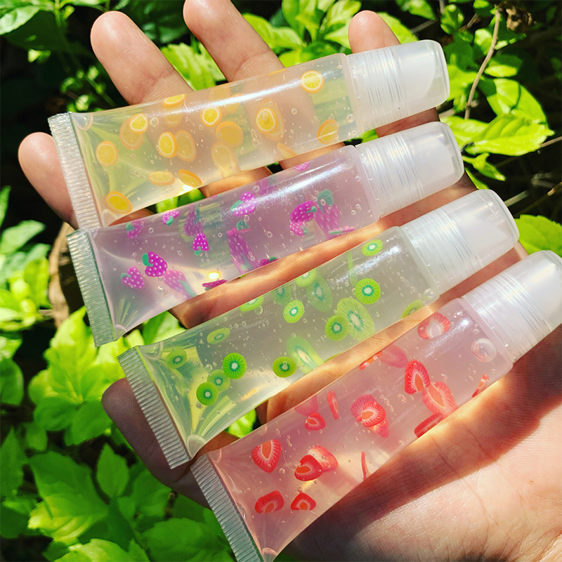 Brillant à lèvres végétalien clair 12 couleurs